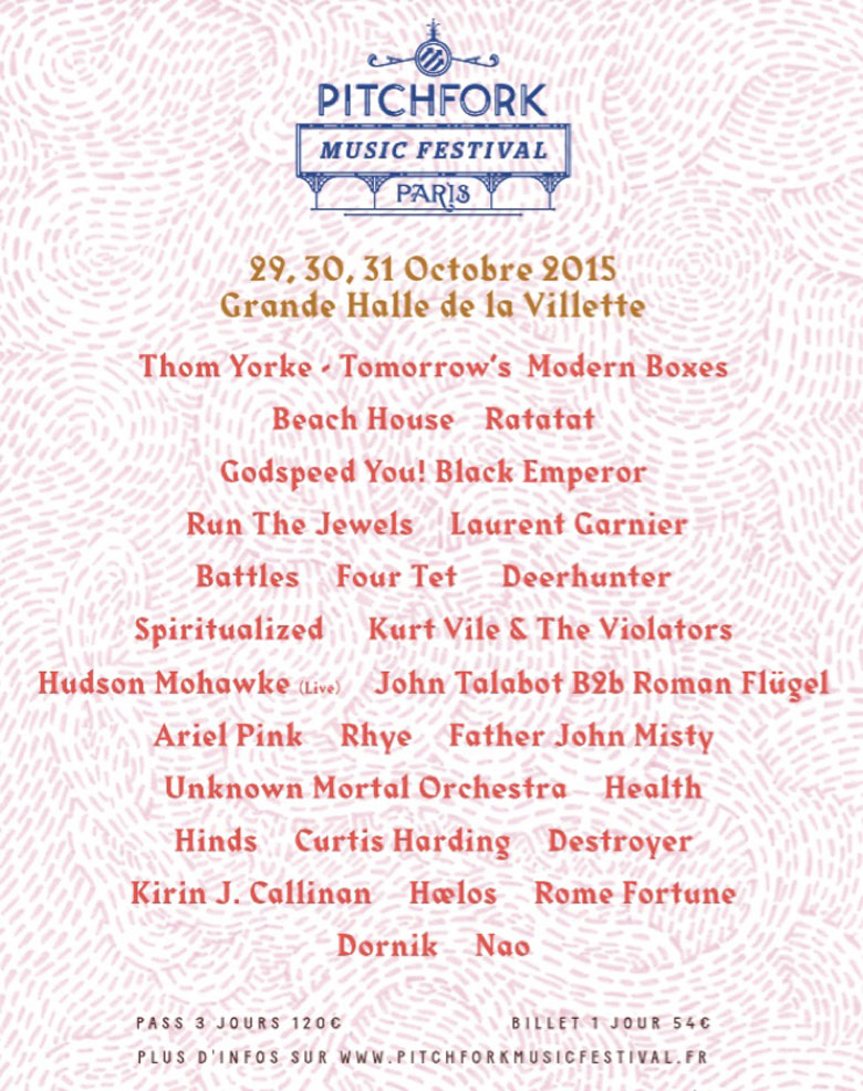 locandina del Pitchfork Festival